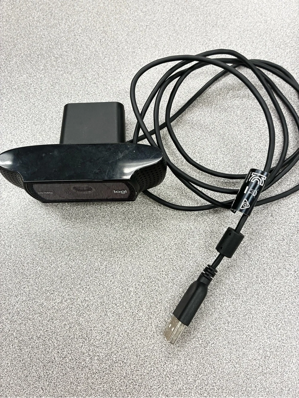 adidas Black HD 1080p Webcam with Central Lens